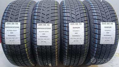 4 GOMME 205 60 16 BARUM INV RIF4023
