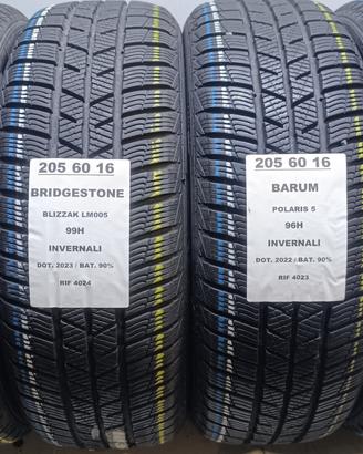 4 GOMME 205 60 16 BARUM INV RIF4023