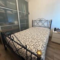 Letto da una piazza e mezzo con materasso e rete