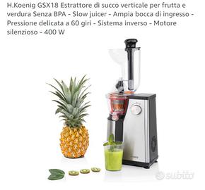 Estrattore di succo verticale H.Koenig GSX18