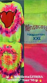 T-Shirt Litfiba "Spirito Tour '95" – Tie-Dye Neon