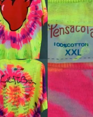T-Shirt Litfiba "Spirito Tour '95" – Tie-Dye Neon