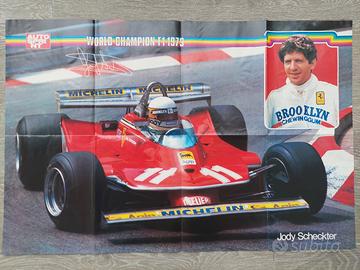 poster Autosprint Formula 1 1979 Ferrari Scheckter