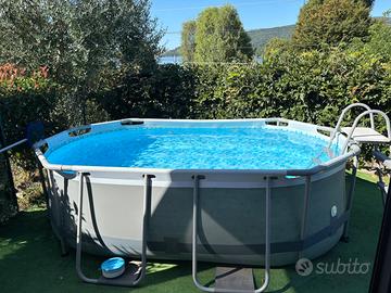 Piscina 305x200x100 + pompa