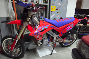 Honda hm cre cr 250 2001 .motard moto rara