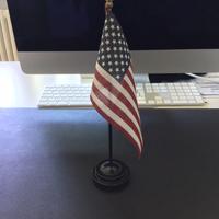 Bandiera americana da scrivania