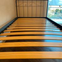 Letto singolo in ferro battuto Cantori con rete