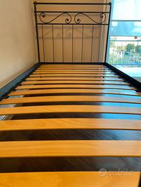 Letto singolo in ferro battuto Cantori con rete