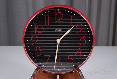 Raro orologio da parete Staiger. Germania anni '80