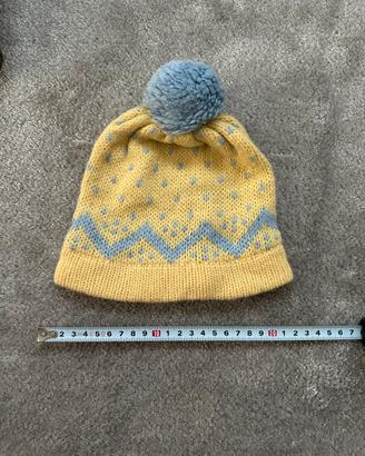 Cappello neonato in lana e alpaca