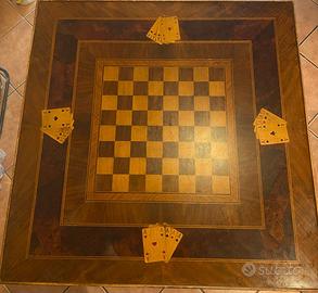 Tavolo da gioco multifunzionale in legno