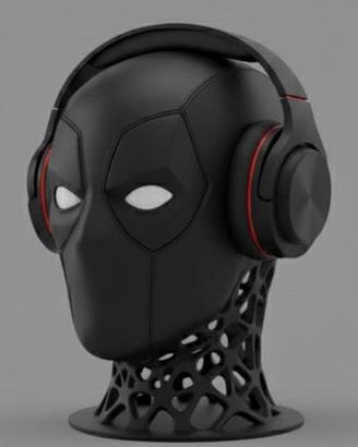 Porta Cuffie Deadpool in Stampa 3D vari colori
