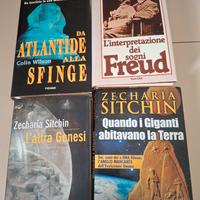 libri zecharia sitchin, colin wilson, freud, kenyo