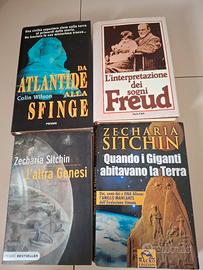 libri zecharia sitchin, colin wilson, freud, kenyo