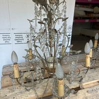 2 lampadari anni 60 antichi