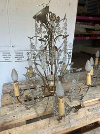 2 lampadari anni 60 antichi