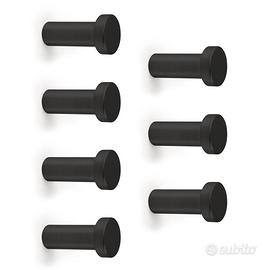 Appendiabiti da parete di design - 7 pezzi nero