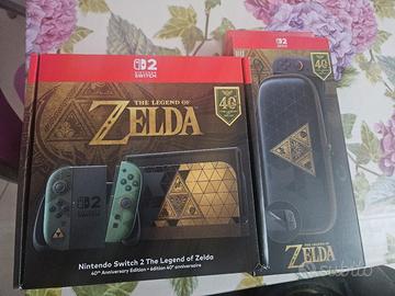 nintendo switch 2 40th anniversario con custodia