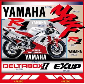Kit adesivi aftmarket Yamaha R1 98 selle rosse