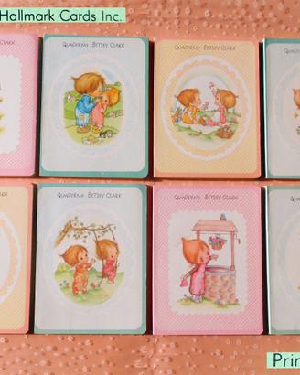 ✿ BETSEY CLARK Vintage 8 quaderni SPESSI 90 pagine