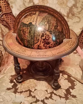 Mappamondo anni 60 in legno