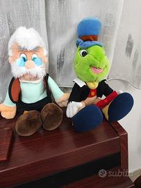 Peluche Geppetto e Grillo parlante