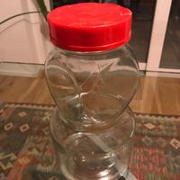 Vaso in vetro anni 70