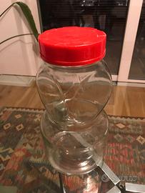 Vaso in vetro anni 70