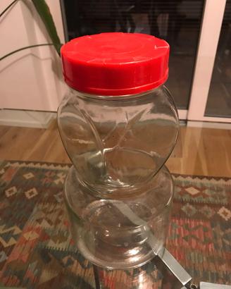 Vaso in vetro anni 70
