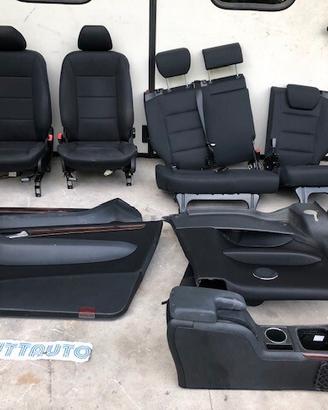 Sedili Mercedes Classe A 2007 stoffa nera 3 porte