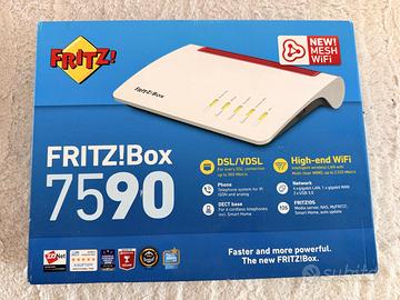 FRITZ!Box 7590 + scatola e cavi originali