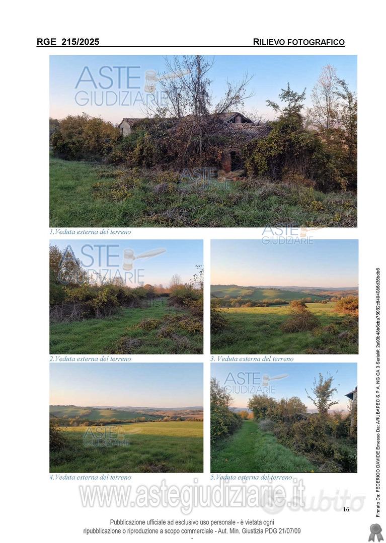 Terreno Agricolo Val di Nizza [A4356440] - Vista 2