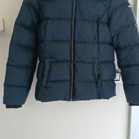 Piumino Tommy Hilfiger in Vera Piuma d'Oca - Blu N