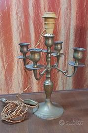 Candelabro ottone 5 luci