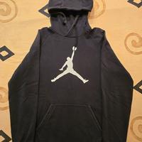 Felpa Nike Jordan da uomo con cappuccio, nera