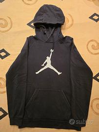 Felpa Nike Jordan da uomo con cappuccio, nera
