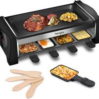 Raclette Griglia Elettrica per 8 persone 1100W