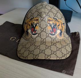 Gucci Tigers Print GG Supreme Baseball Hat