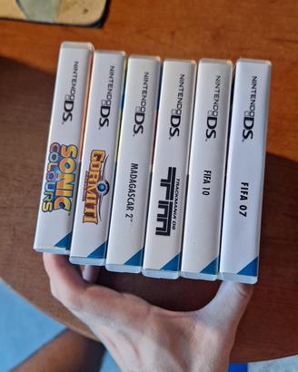 6 giochi nintendo DS testati e funzionanti, a 25€