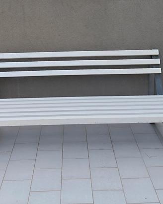 2 panchine  rivestite in PVC 