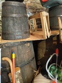 botti tini per vino antichi