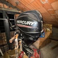 Gommone con motore mercury