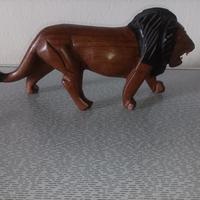 the Lion king in legno di tek e mogano.