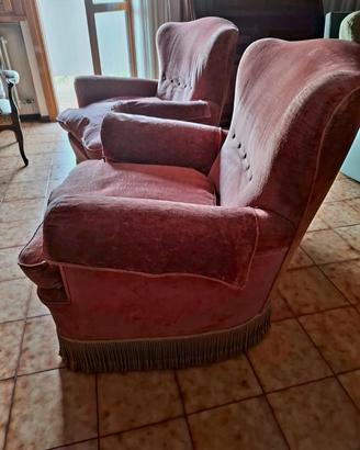 SALOTTO VINTAGE ROSA ANTICO