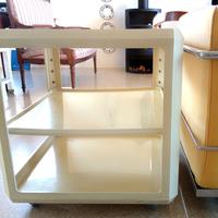 Tavolino carrello con ruote originale Kartell '60