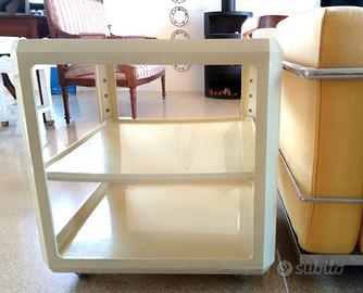 Tavolino carrello con ruote originale Kartell '60