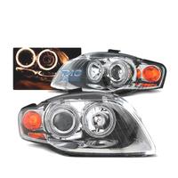 FARI OCCHI ANGELICI PER AUDI A4 B7 04-08 CROMATI