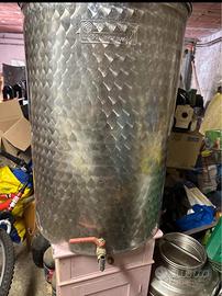 Contenitore avciaio inox per vino / olio