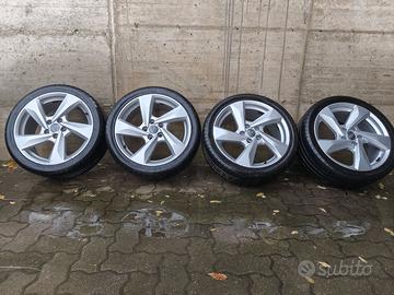 4 CERCHI LEGA 18 " AUDI E GOMME NOKIAN 225 40 18