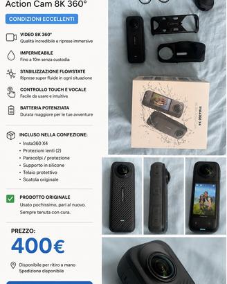 📸 Insta360 X4 – 8K 360° –